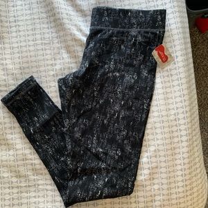 BCG Black Patterned Leggings